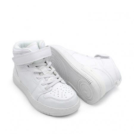 botin deportivo blanco ninos