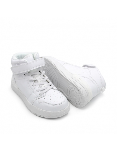 botin deportivo blanco ninos