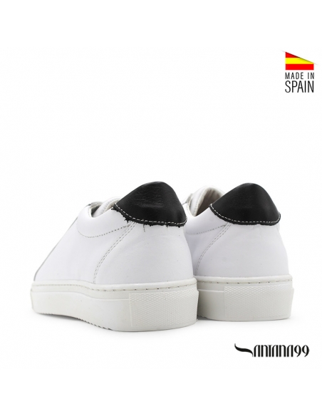 bamba piel blanca para hombre