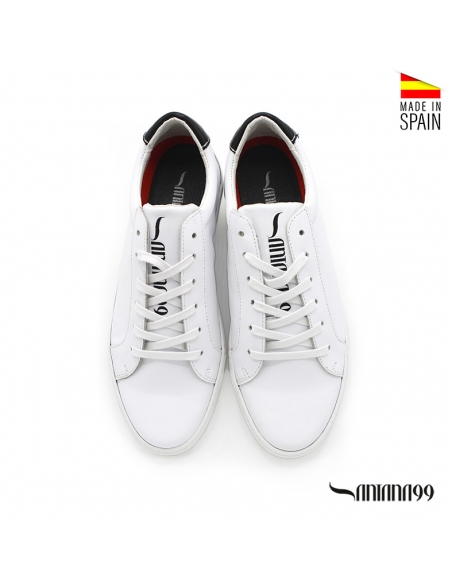 zapatillas de piel casual