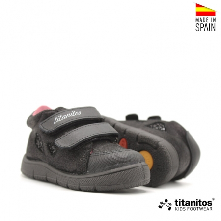 zapatillas piel niña velcros