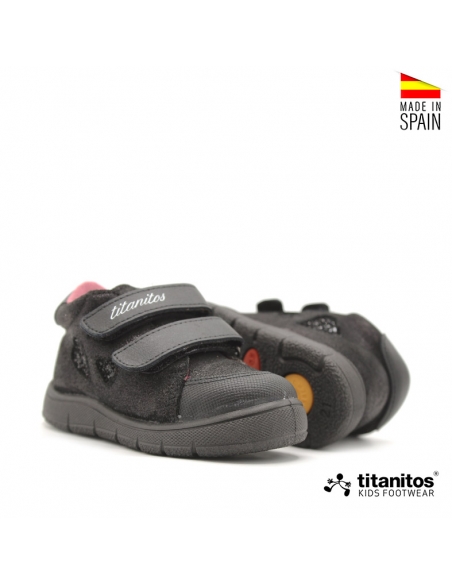 zapatillas piel niña velcros