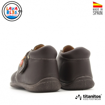 Zapatos de piel para niños lavables