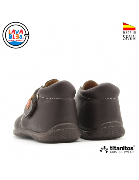 Zapatos de piel para niños lavables