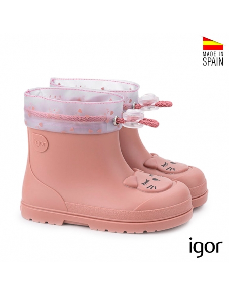 Botas lluvia con cordón ajustable