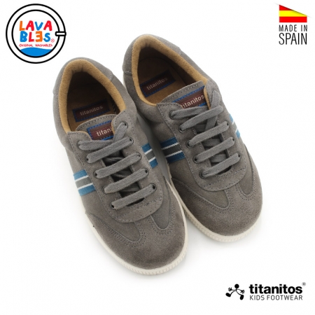 Deportivas Titanitos serraje lavables