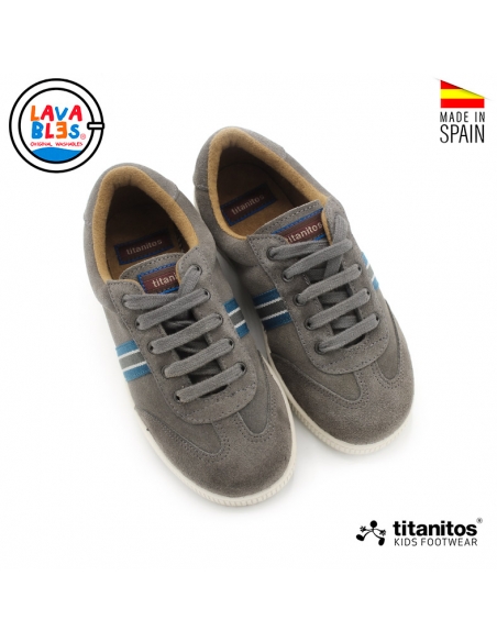 Deportivas Titanitos serraje lavables