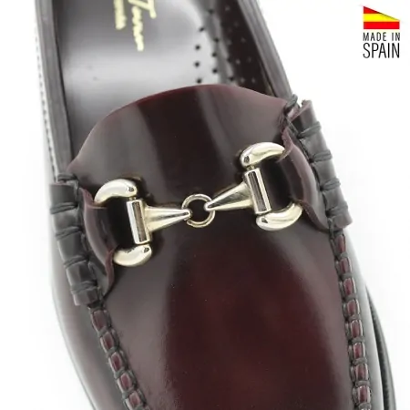 mocasines cadena piel