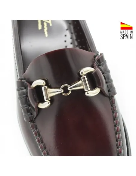 mocasines cadena piel