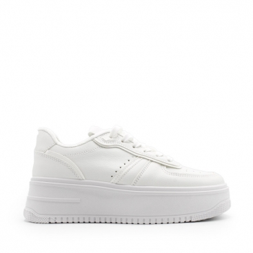 Zapatillas blancas plataforma mujer