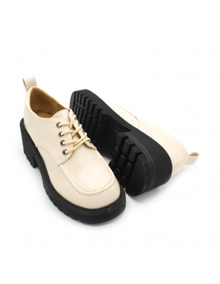 Zapatos con tacón plataforma mujer