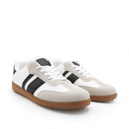 Zapatilla retro vintage blanca