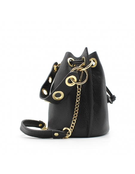 Bolso negro piel mujer