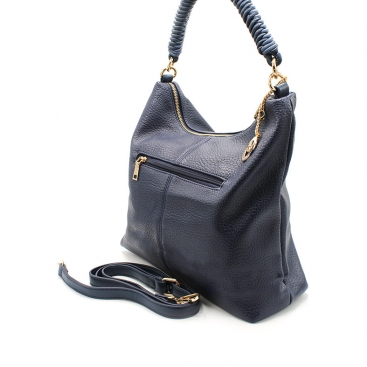 Bolso mujer hobo azul