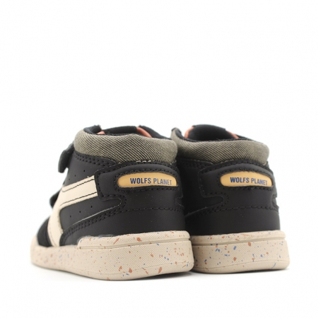 Botas casual negras niño