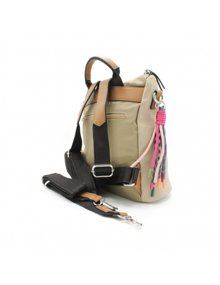 Mochila mujer khaki