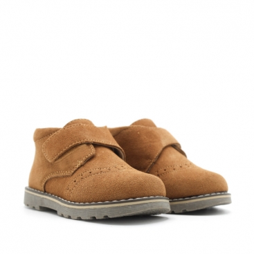 botas niño camel