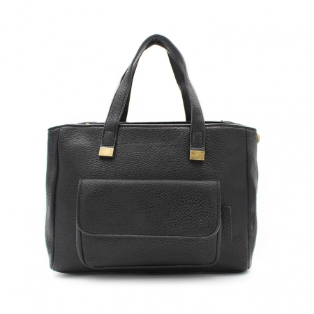 Bolso negro compacto mujer