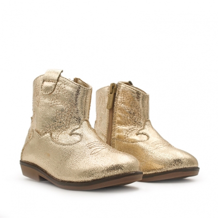 Botas camperas con brillo niña