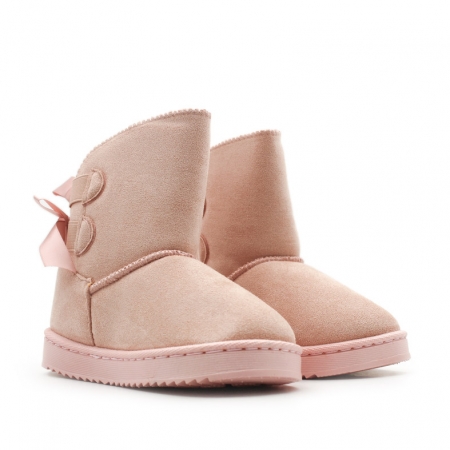 botas de pelo para niña