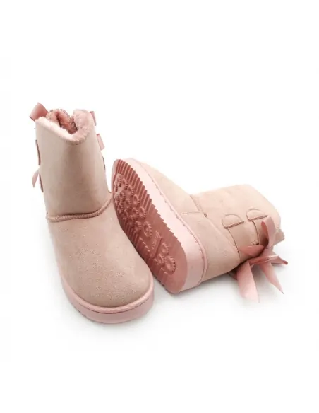 botas rosas de niña