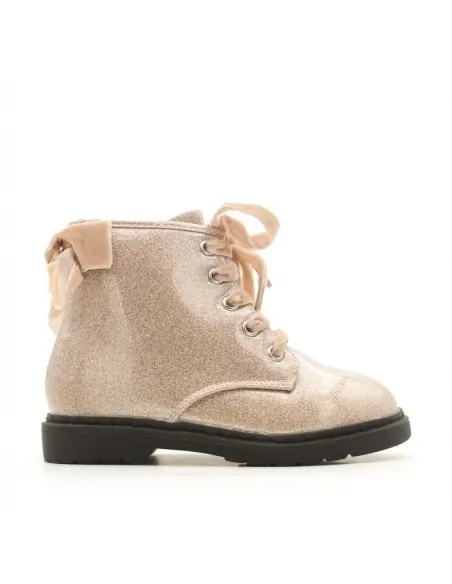 botas glitter rosa niñas