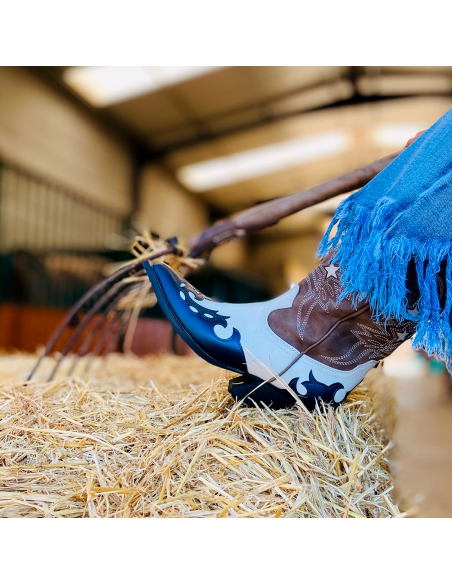 botin cowboy colores