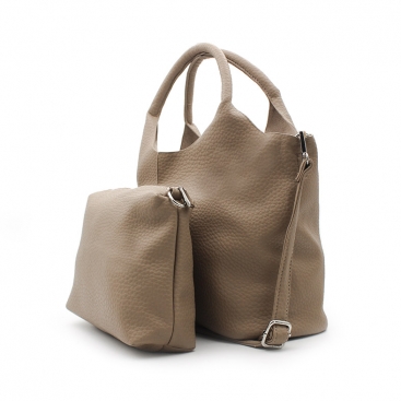 Bolso tote taupe