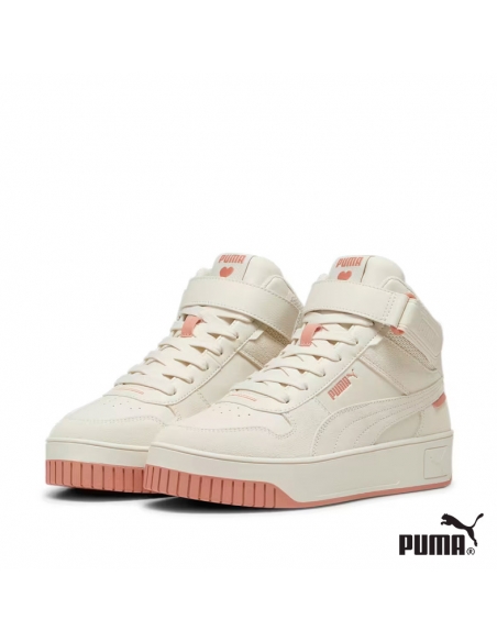 Puma Carina Street beige con plataforma