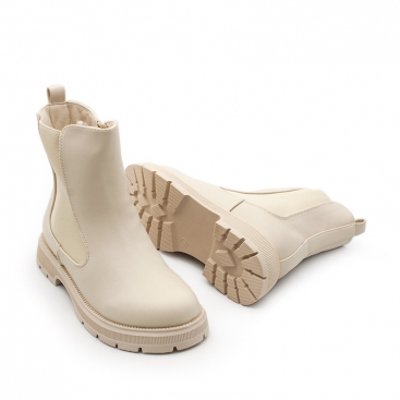 Calzado infantil Chelsea beige