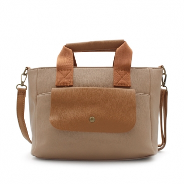 Bolso casual taupe