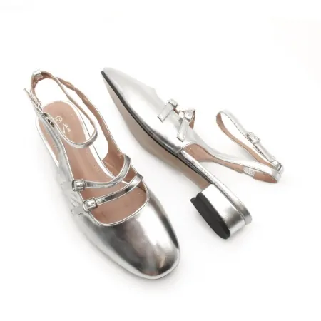 Zapatos plata talla grande