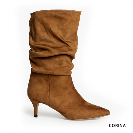 botas arrugadas mujer