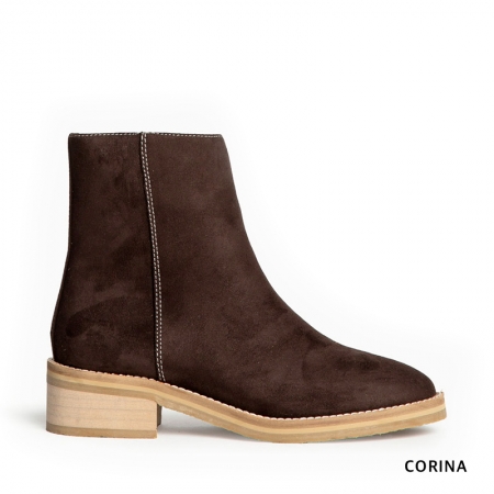 botin marron mujer​