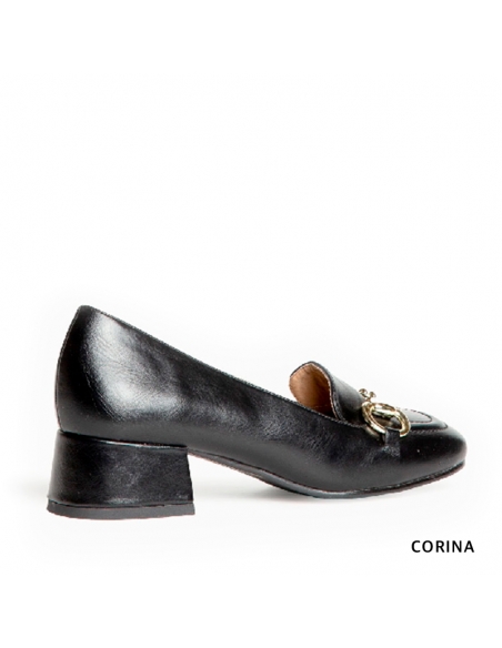 mocasines negros para mujer​