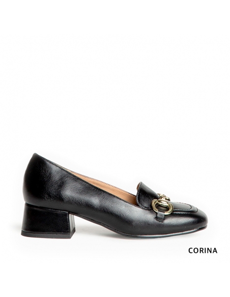 mocasines negros de mujer​