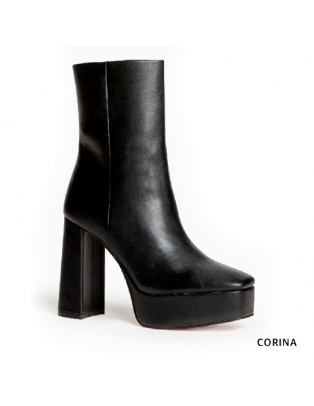 botines negros mujer altos​