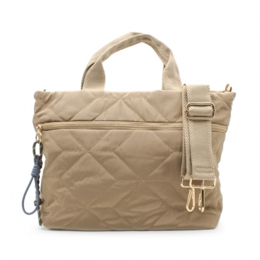 Bolso acolchado camel