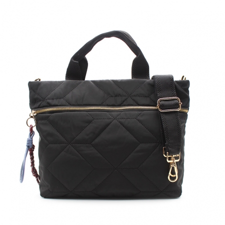 Bolso acolchado negro