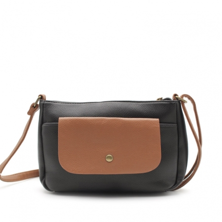 Bolso cruzado negro mujer