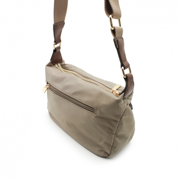 Bolso cruzado técnico taupe