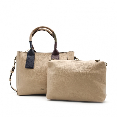 Bolso shopper con bolsillos