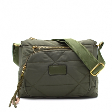 Bolso verde acolchado