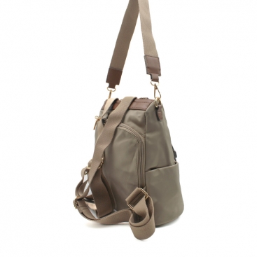 Mochila casual beige