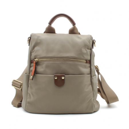 Mochila anti-robo beige