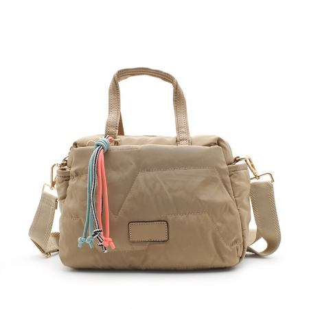 Bolsos acolchados camel