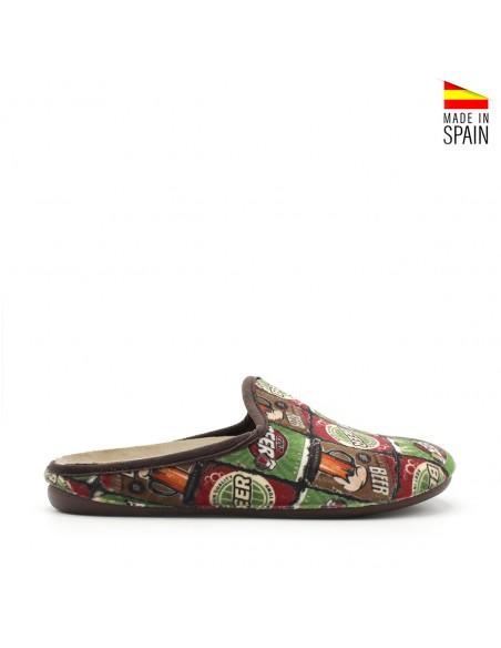 zapatillas de casa con dibujs para hombre