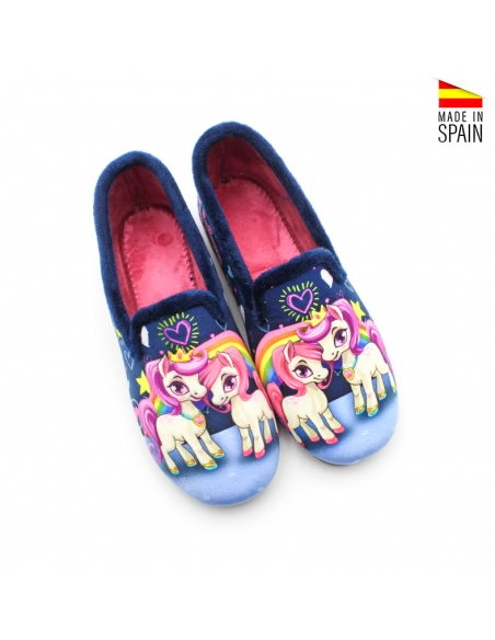 zapatillas de casa de unicornio