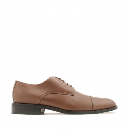 zapato derby hombre marron