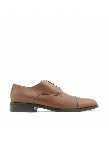 zapato derby hombre marron